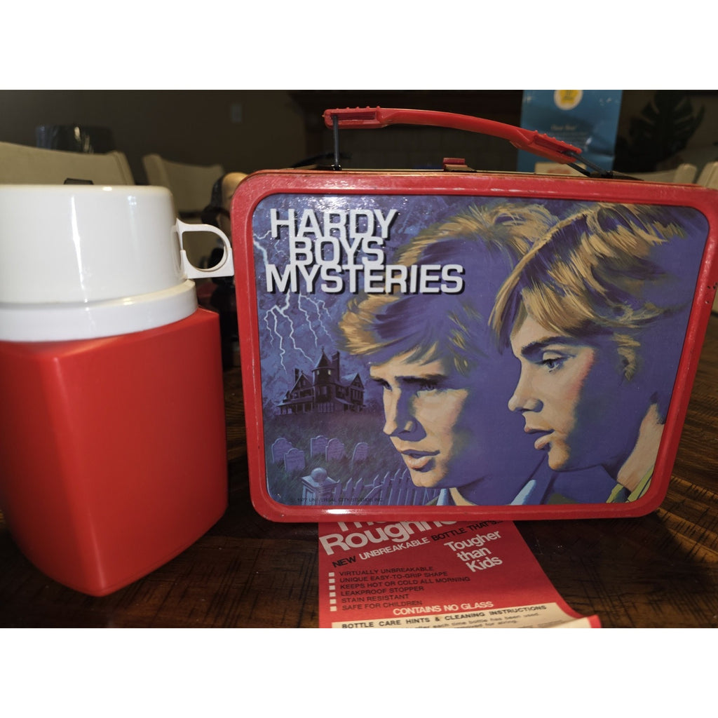 VINTAGE HARDY BOYS LUNCHBOX AND THERMOS