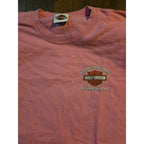 Vtg Harley Davidson Pink T Shirt Pensicola FL Womens Size XL 46-48