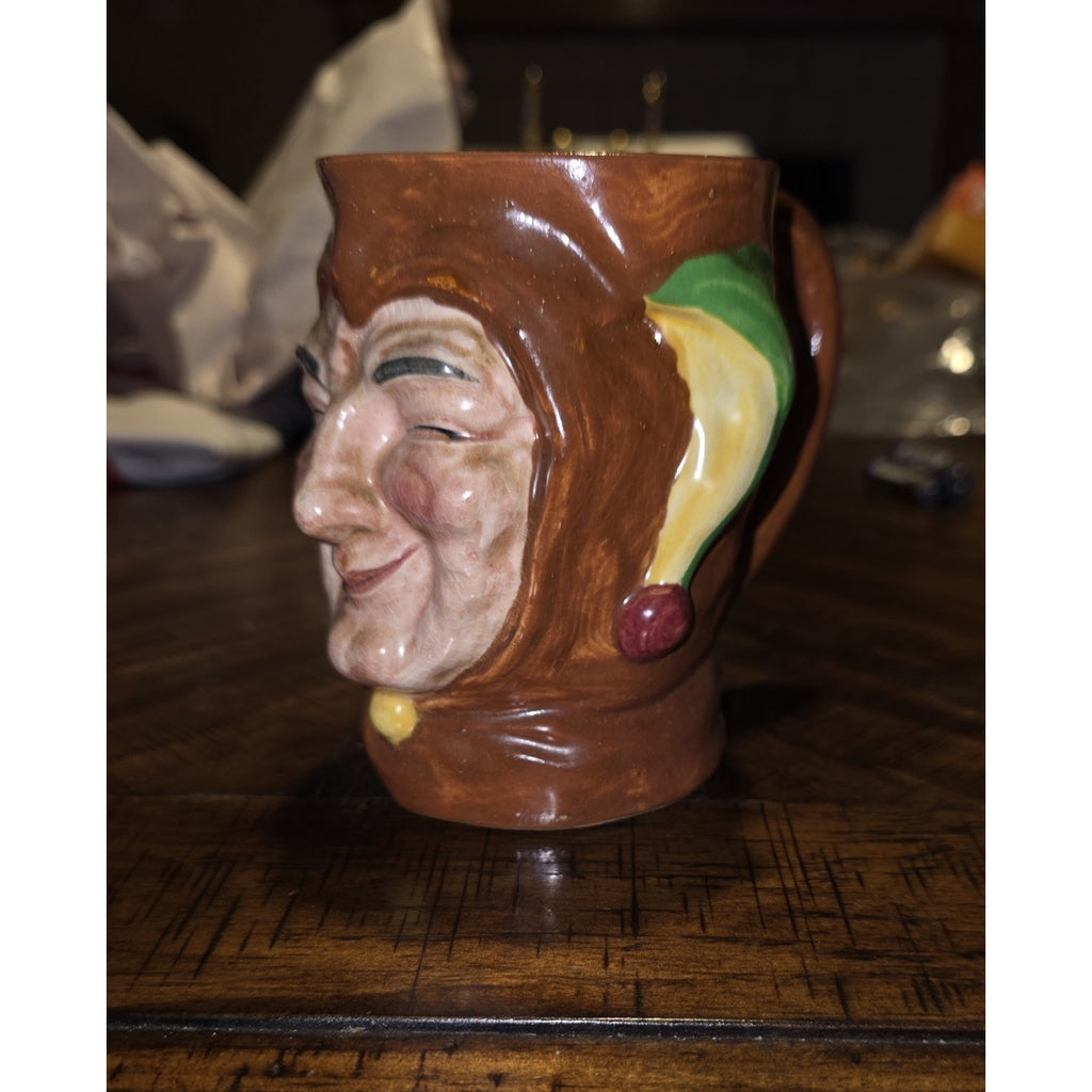 Winking JESTER Toby Cup Mug By Hal-Sey Fifth - Made In Japan