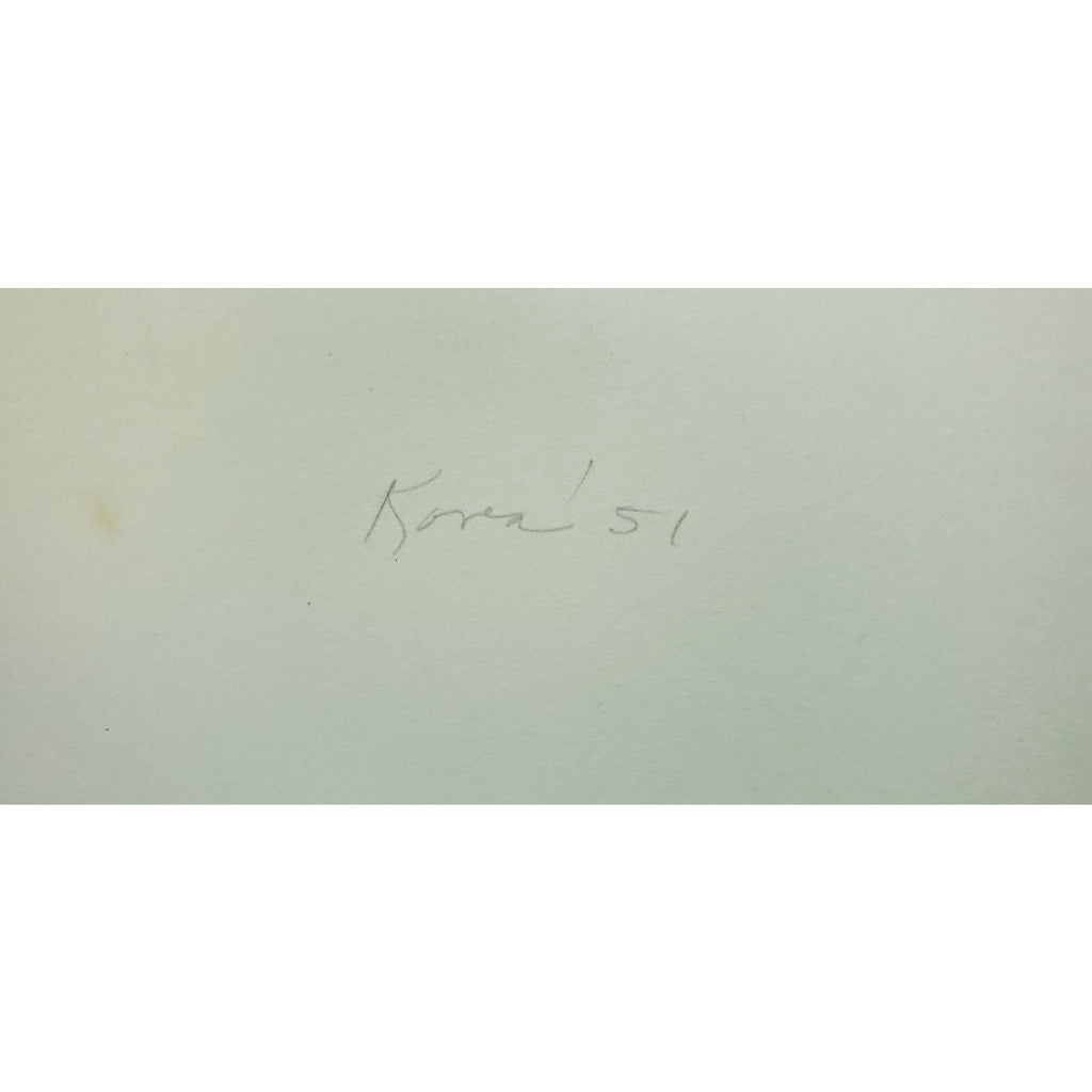 Original Vintage Rare 1950"s Photo Korean War POW Camp MP'S