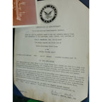 USS Francis Marion LPA-249 APA US Navy Original 8x10 Photo With Cert. Of Appt.