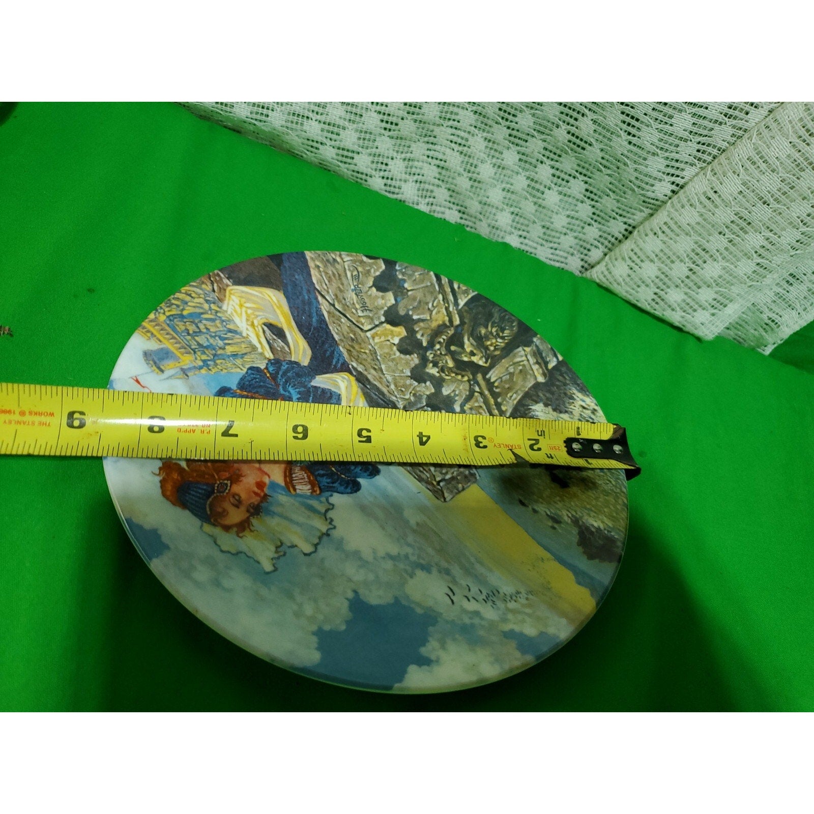 Longton Crown Pottery Collector Plate :The Franklin's Tale -Bone China LE - 8.5"