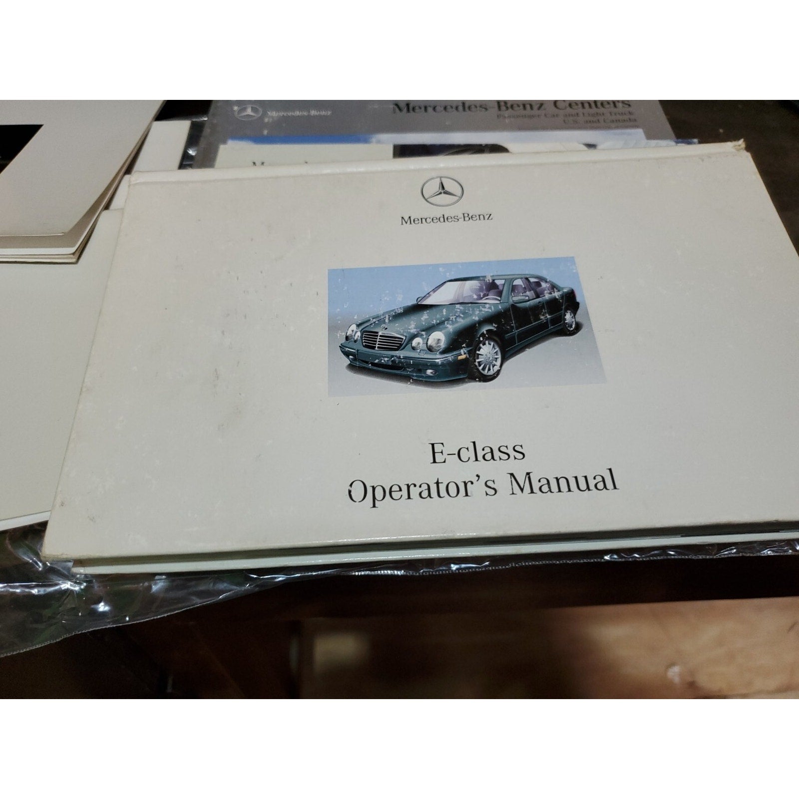 2001 E-Class Mercedes-Benz Owner's Manual Book Case Black GENUINE OEM All Books