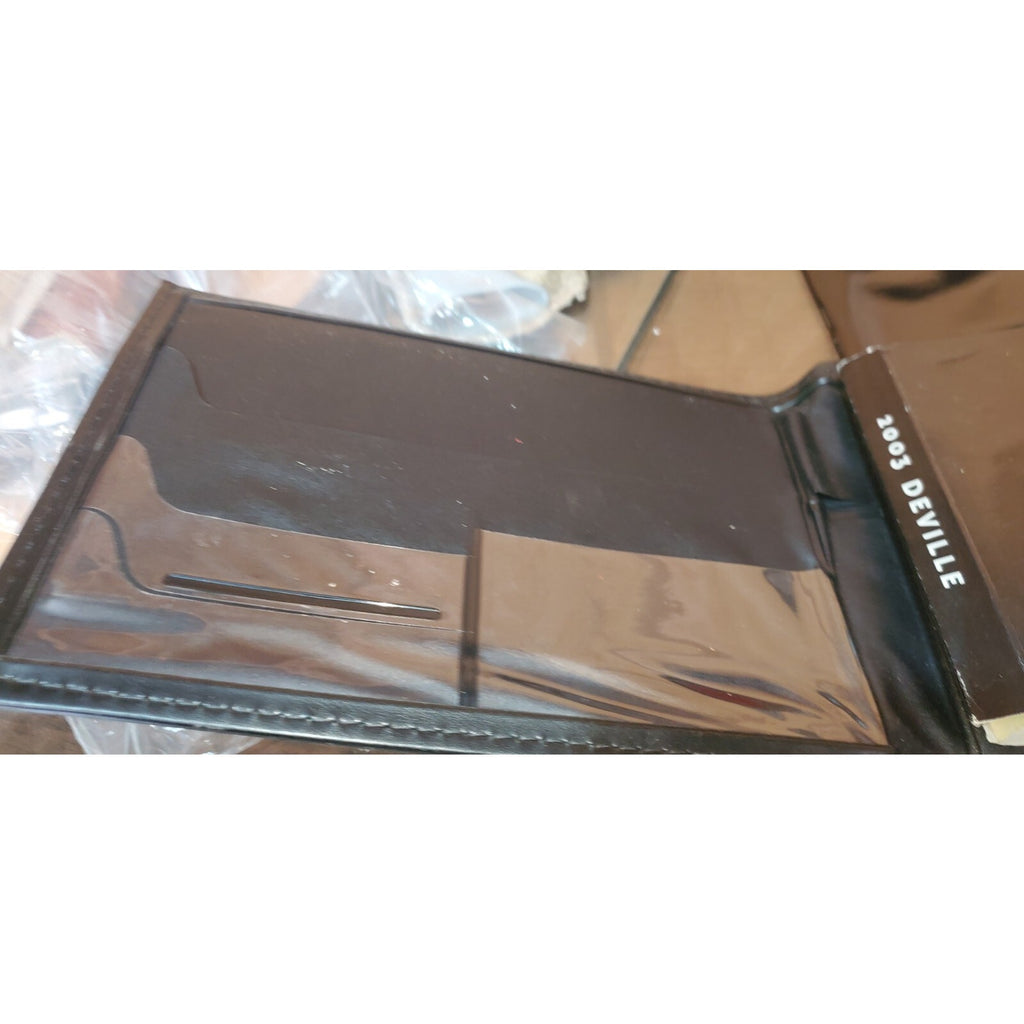 CADILLAC LEATHER CASE 2003 DEVILLE OWNER'S MANUAL GENUINE OEM
