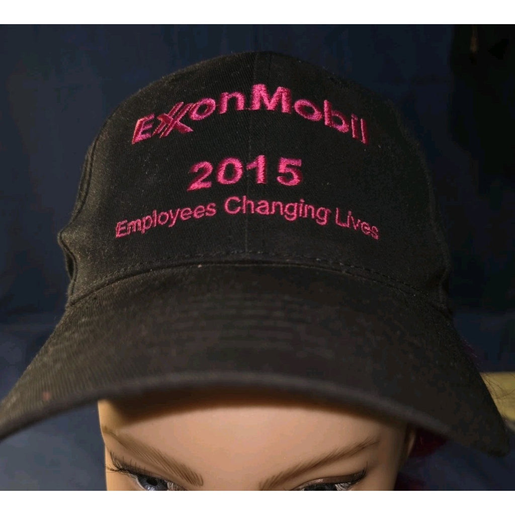 ExxonMobil United Way Hat Employees Changing Lives Pink Pegasus Black Free Ship