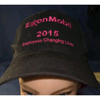 ExxonMobil United Way Hat Employees Changing Lives Pink Pegasus Black Free Ship