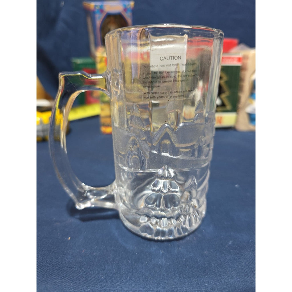 Mikasa Winter Season Christmas Tree Mugs Crystal Heavy Clear Holiday Mug