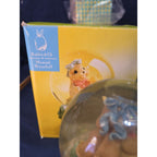 VTG Spring Easter Bunny Rabbit Musical Snow Globe Musical Waterball