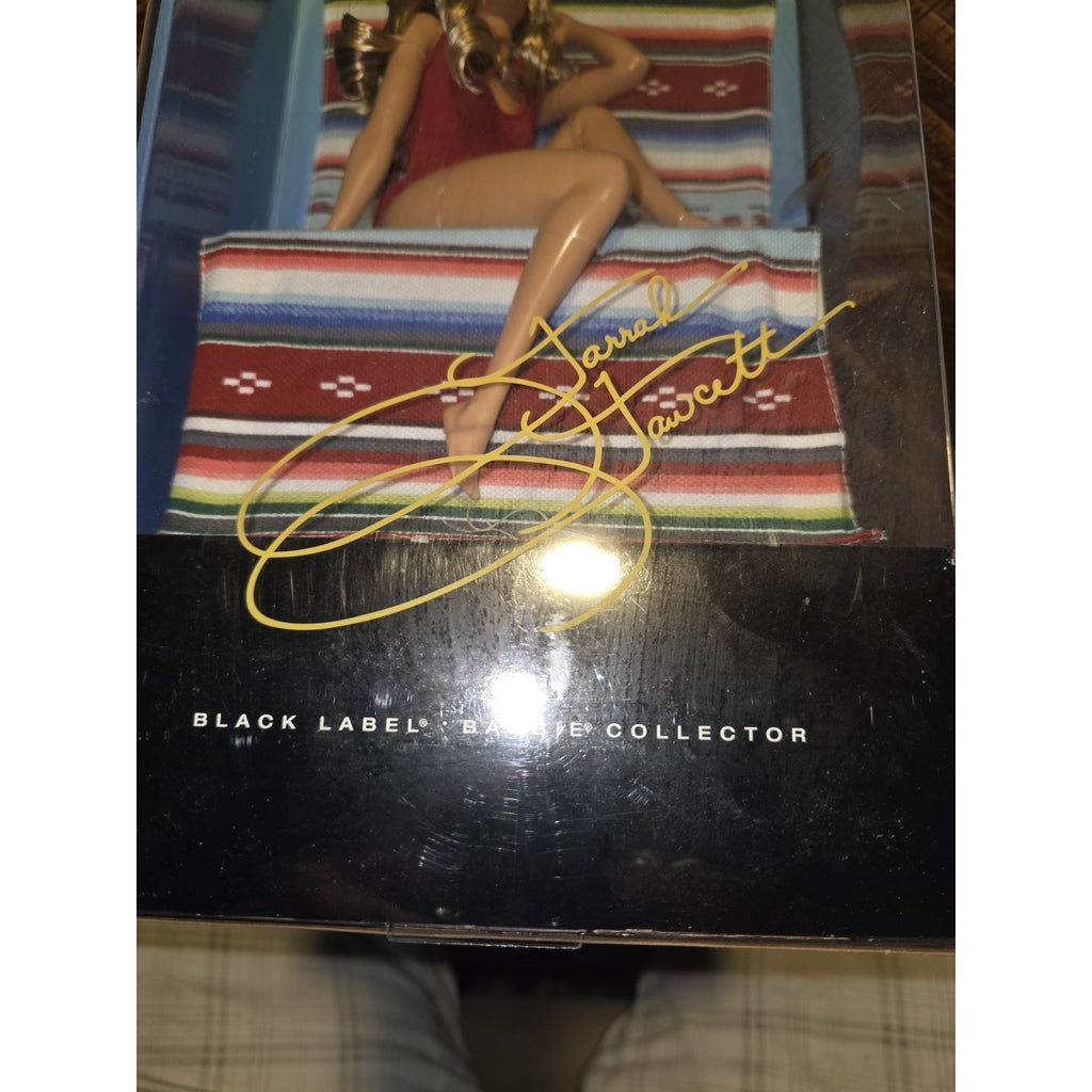 Farrah Fawcett Barbie Doll New Black Label Collector Edition New 2010
