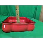 Stoneware Baking Dish Couchatta Casino Resorts Burnt Orange With Black Rim