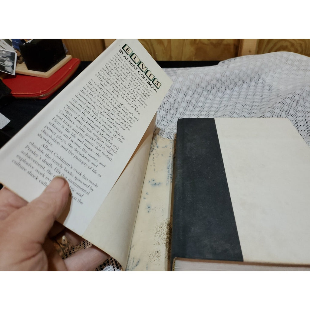 Vintage Elvis Presley Hardcover Book Biography Albert Goldman 1981 The King