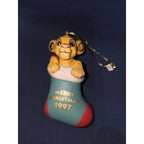 Disney Christmas Ornament Grolier Simba 90s Lion King
