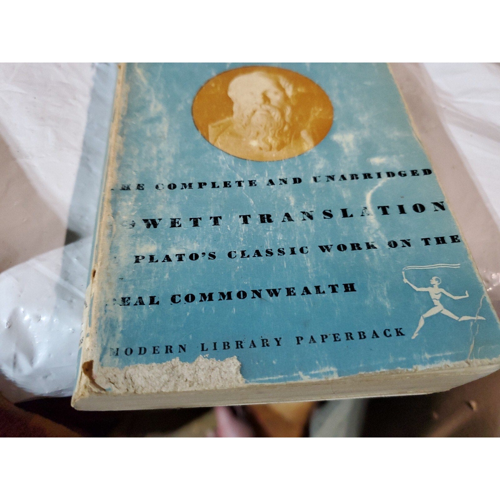 Plato : The Republic by Plató Paperback) vintage translated by B. Jewett MA