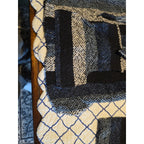 Hoodie Poncho Shirt Pull-over Child Sz 4vfrom Mexico Blue & White