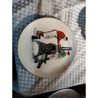 Norman Rockwell Plate " Fall The Coal Is Season Is Coming - Vintage W/ Box