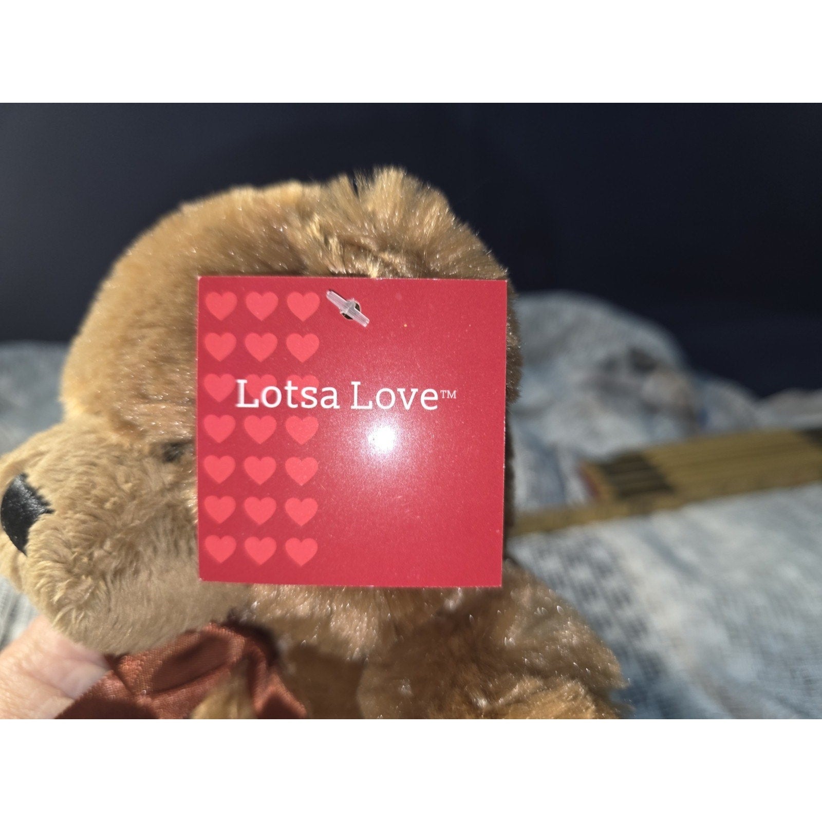 Anico Lotsa Love Meet Sweet Honee White Teddy Bear Plush Stuffed Animal 8.5" Nwt