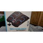 HoMedics Triple Action Shiatsu Foot Massager with Heat Massage Nodes Never Used