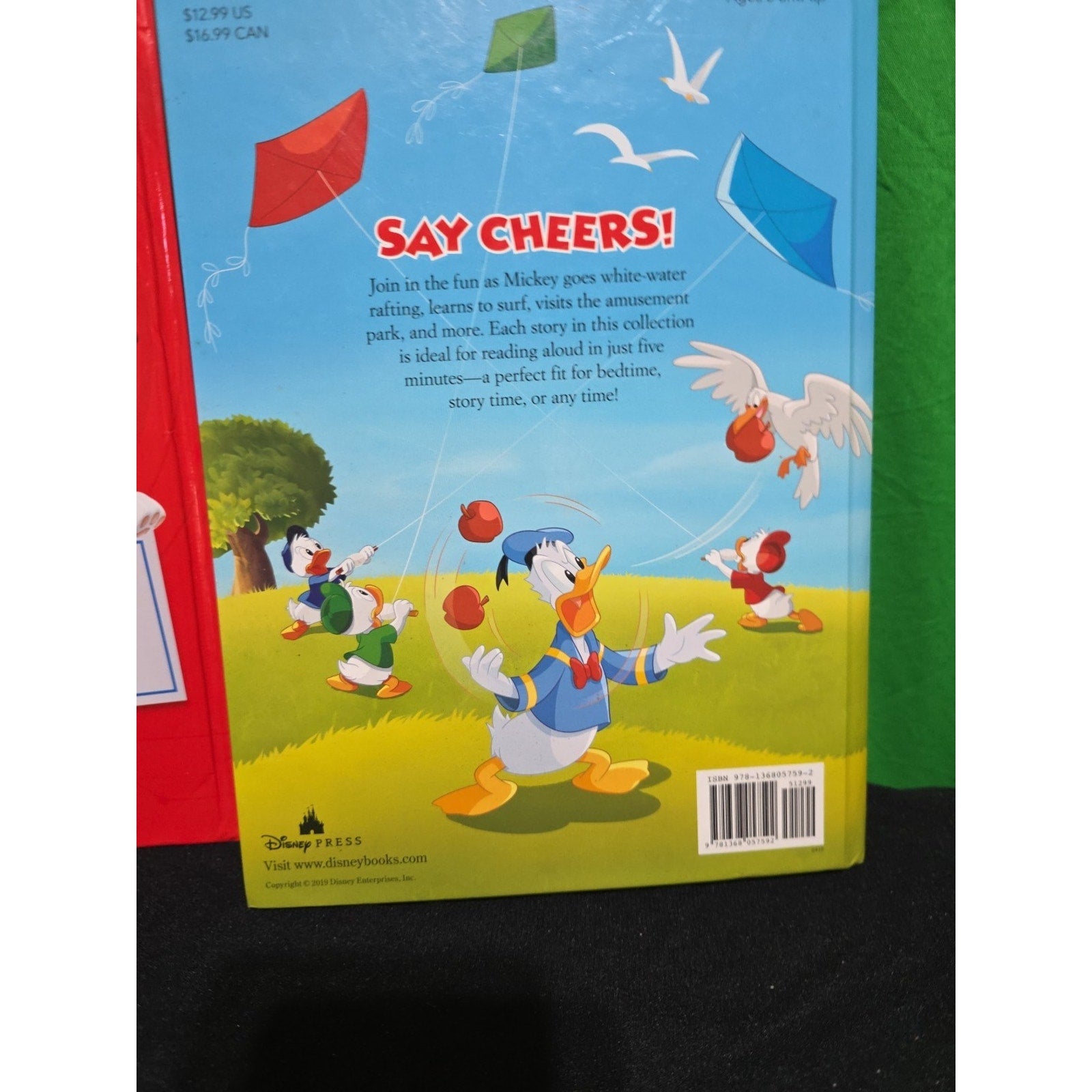 5-Minute Stories Mickey Mouse & Paw Patrol Books - Hardcover Good Condition