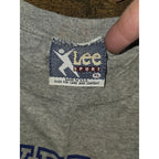Vtg Dallas Mavericks NBA Authentic Lee Sleeveless Shirt Men's Gray Sz XL USA
