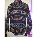Vintage Lawton Harbor L Aztec Print Button Down Flannel Southwestern