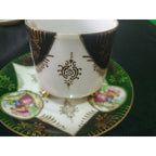 Vintage Royal Sealy China Cup and Saucer Rare Collectible Gold Trim