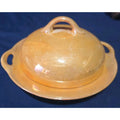 Vintage J&C Bavaria Covered Vegetable Serving Dish Hand Painted & Glazed