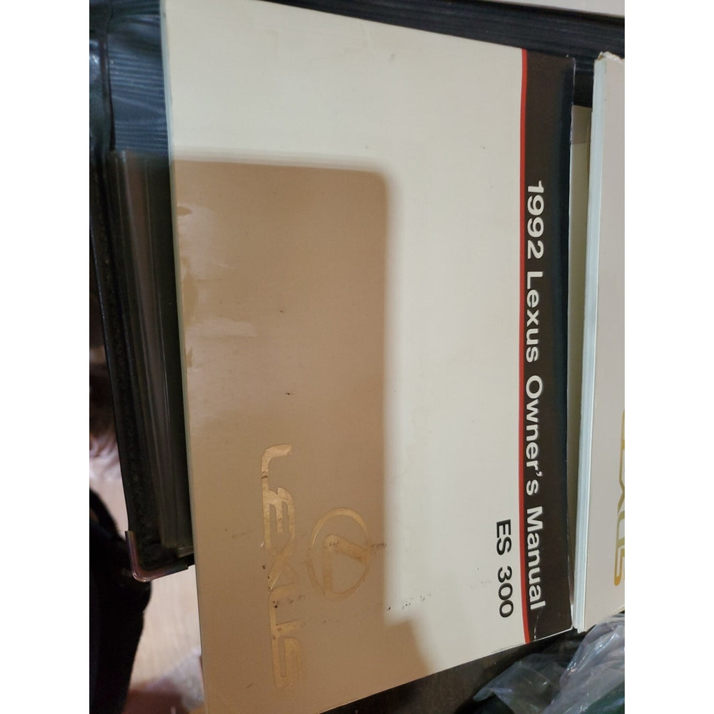 1992 Lexus ES300 Owner's Manual Guide Book W/Case
