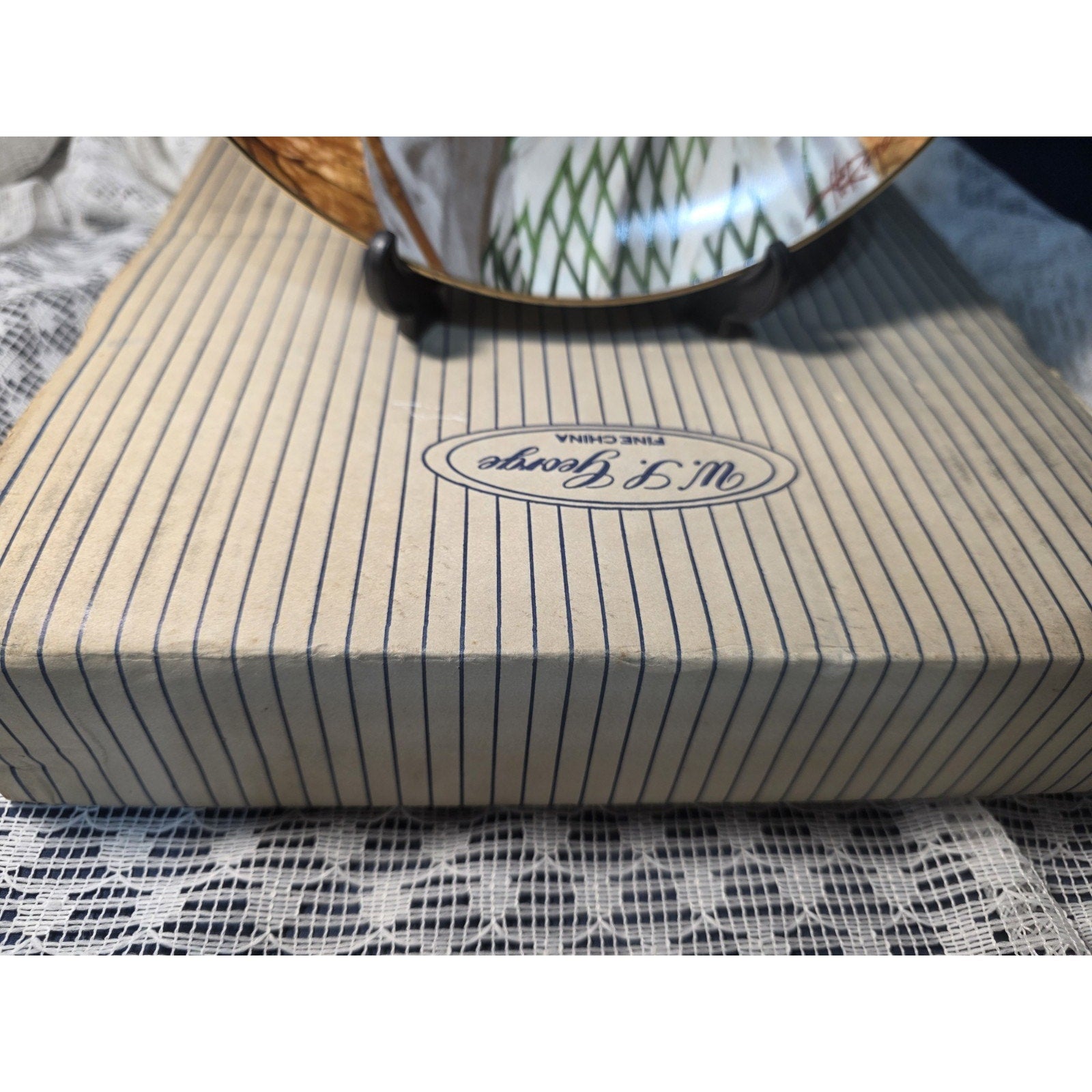 1988 Gone With The Wind" Golden Anniversary Collector Plate W/box & Cert