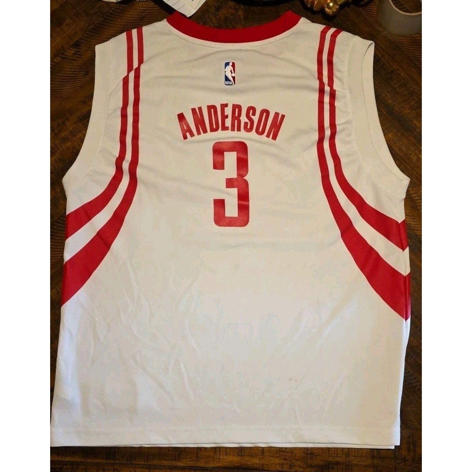 Houston Rockets NBA Adidas White Men's Ryan Anderson Jersey Size XL