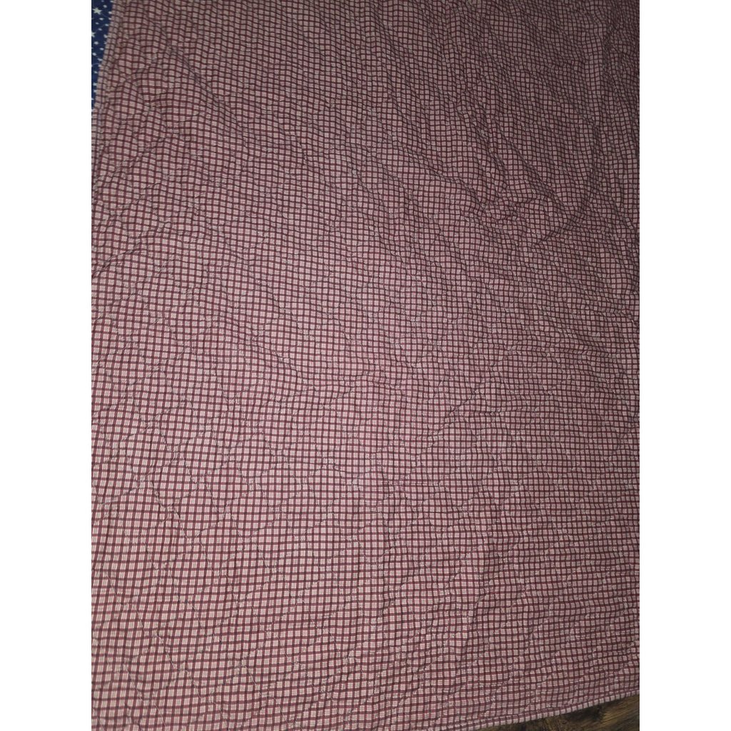 Vintage Texas Lone Star Quilt & Pillow Shams Set | Handmade Patchwork 96x80