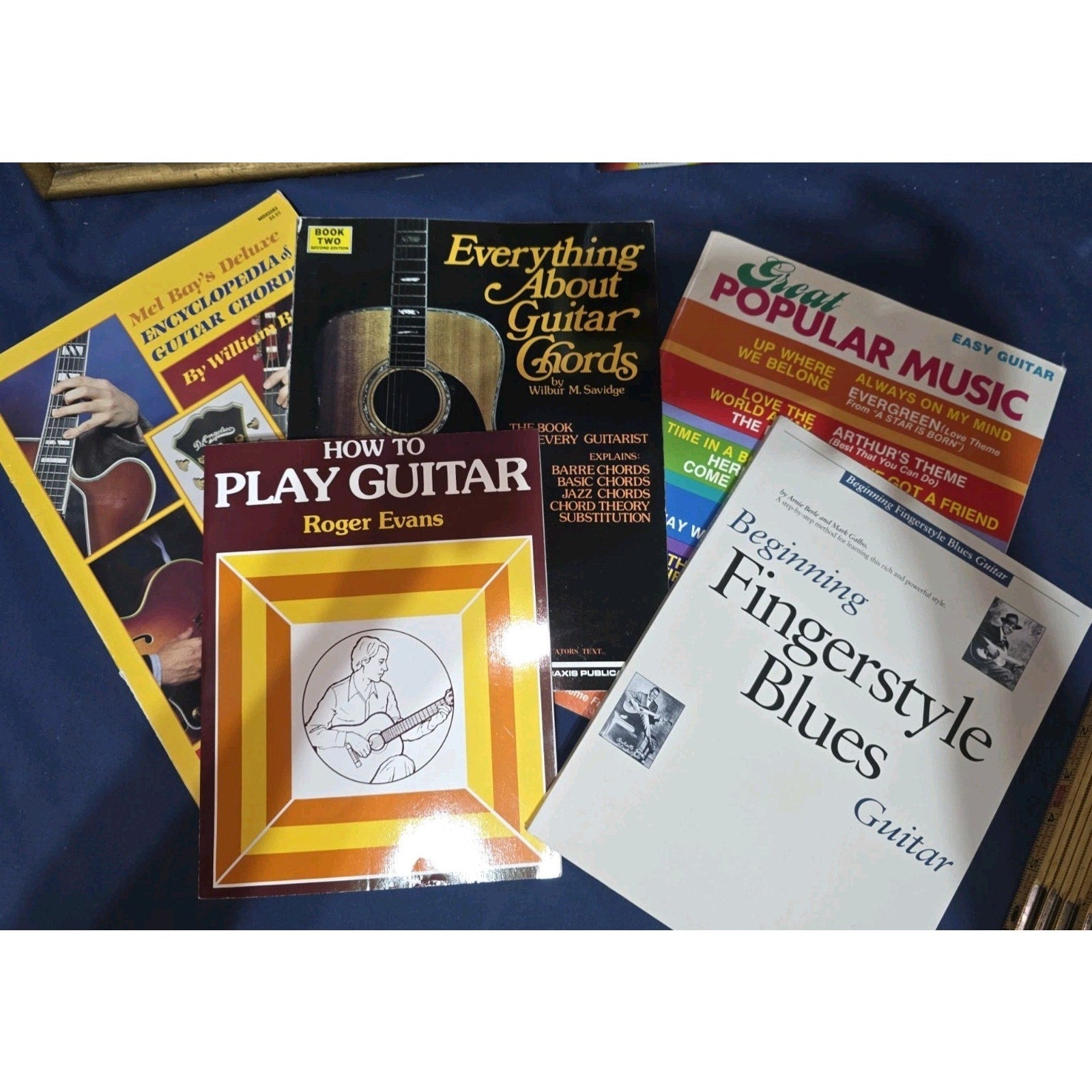 Vintage & Modern Guitar Instruction Book Collection - Lot of 5