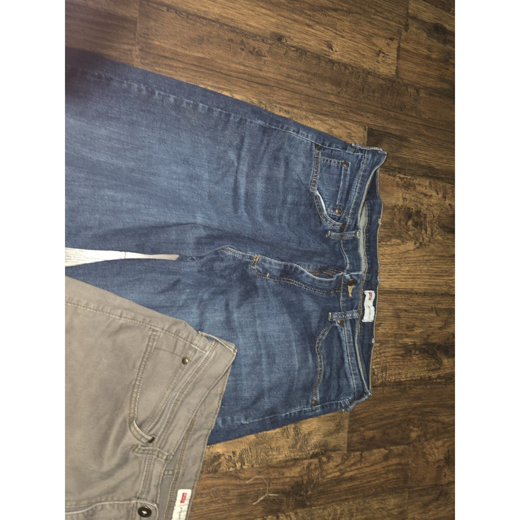 Lot of 2 Wrangler Men’s Pants 34x30 - Relaxed Fit Jeans & Straight Twill Pants