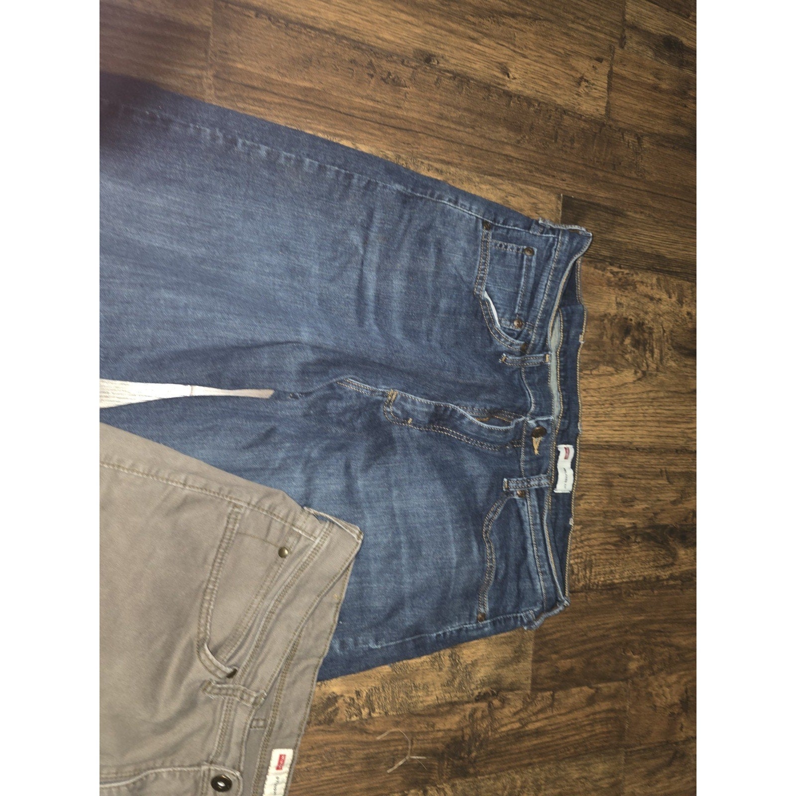 Lot of 2 Wrangler Men’s Pants 34x30 - Relaxed Fit Jeans & Straight Twill Pants