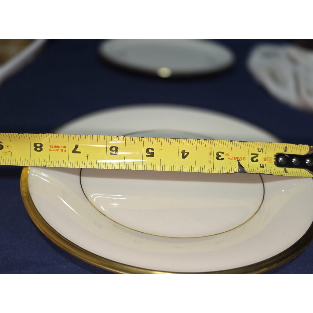 Lenox "Eternal" Gold Rimmed Ivory 8 1/8" Salad/Dessert Plate