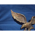 Vtg Eagle Wall Plaque Mount Vernon VA Cast Copper Finish Americana Souvenir 9"
