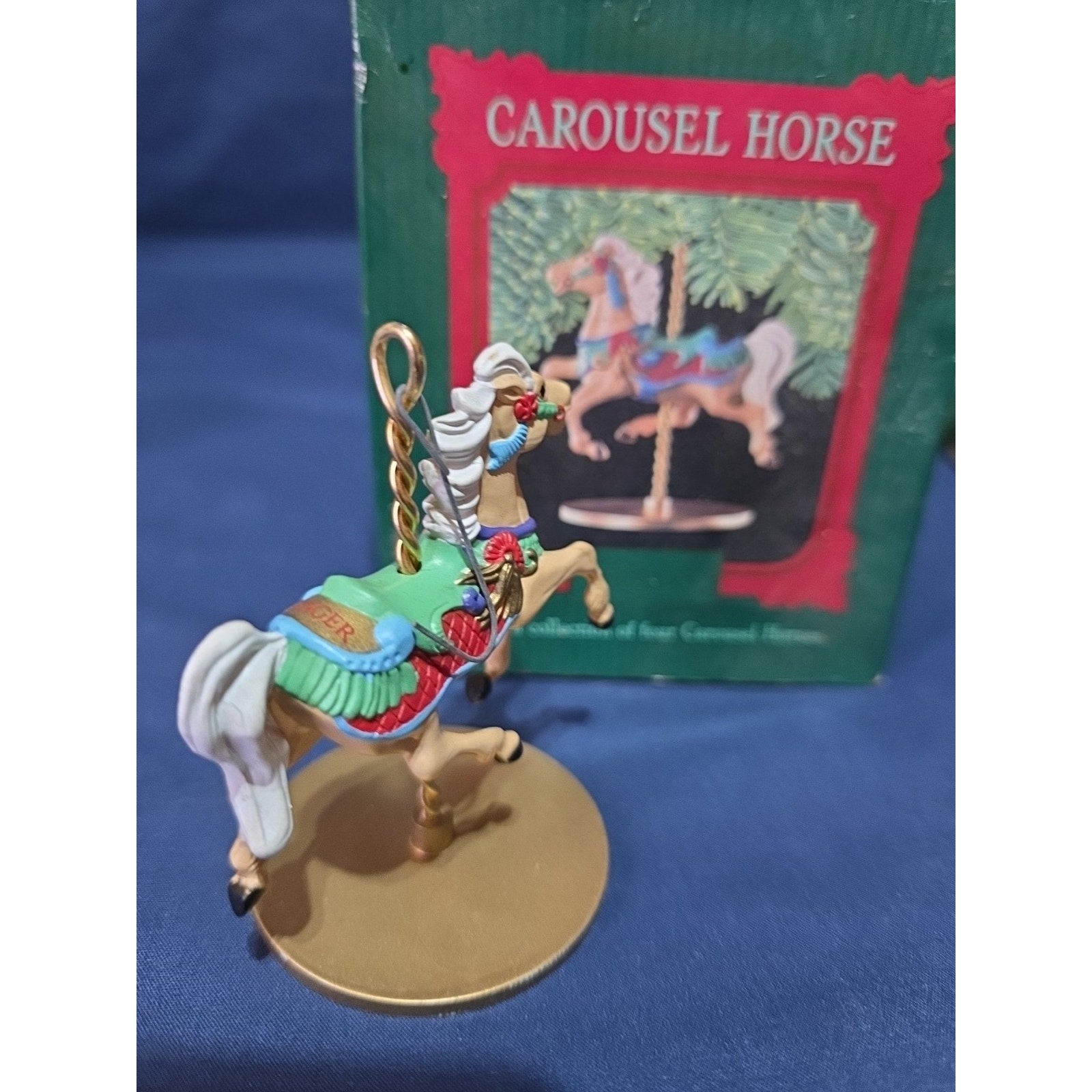 Hallmark Keepsake Ornament Carousel Horse “Ginger” 4th In Series Christmas 1989