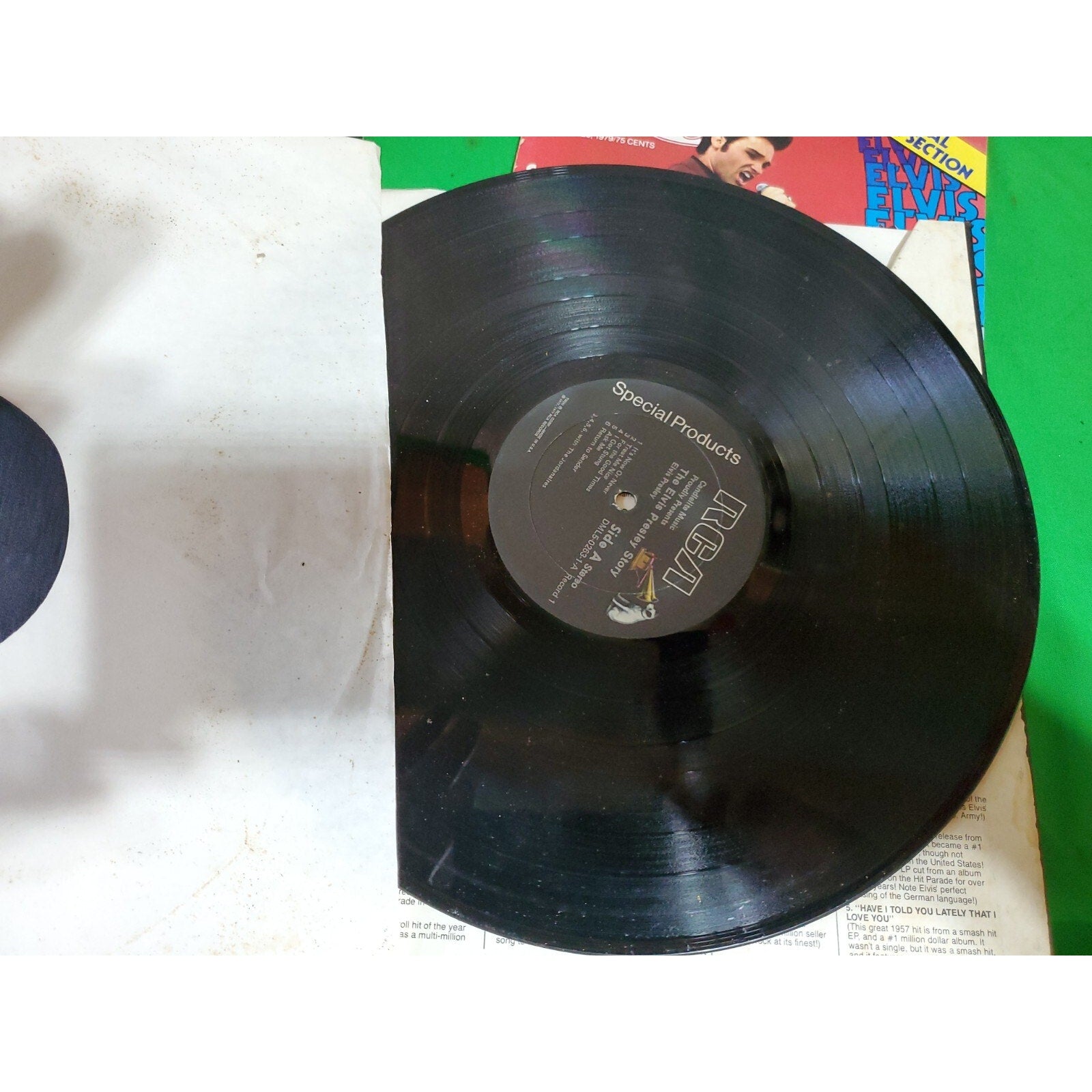 VTG "Elvis" The Elvis Presley Story 5 LP Vinyl Record Box Set RCA DML5-0263