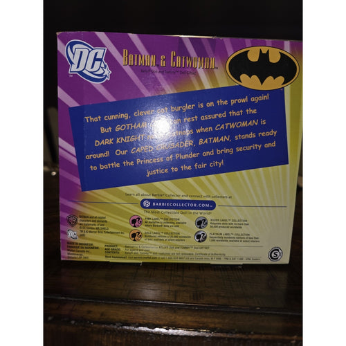 Barbie Kelly Catwoman & Batman Tommy DC Comics N2689 2008 Mattel NRFB