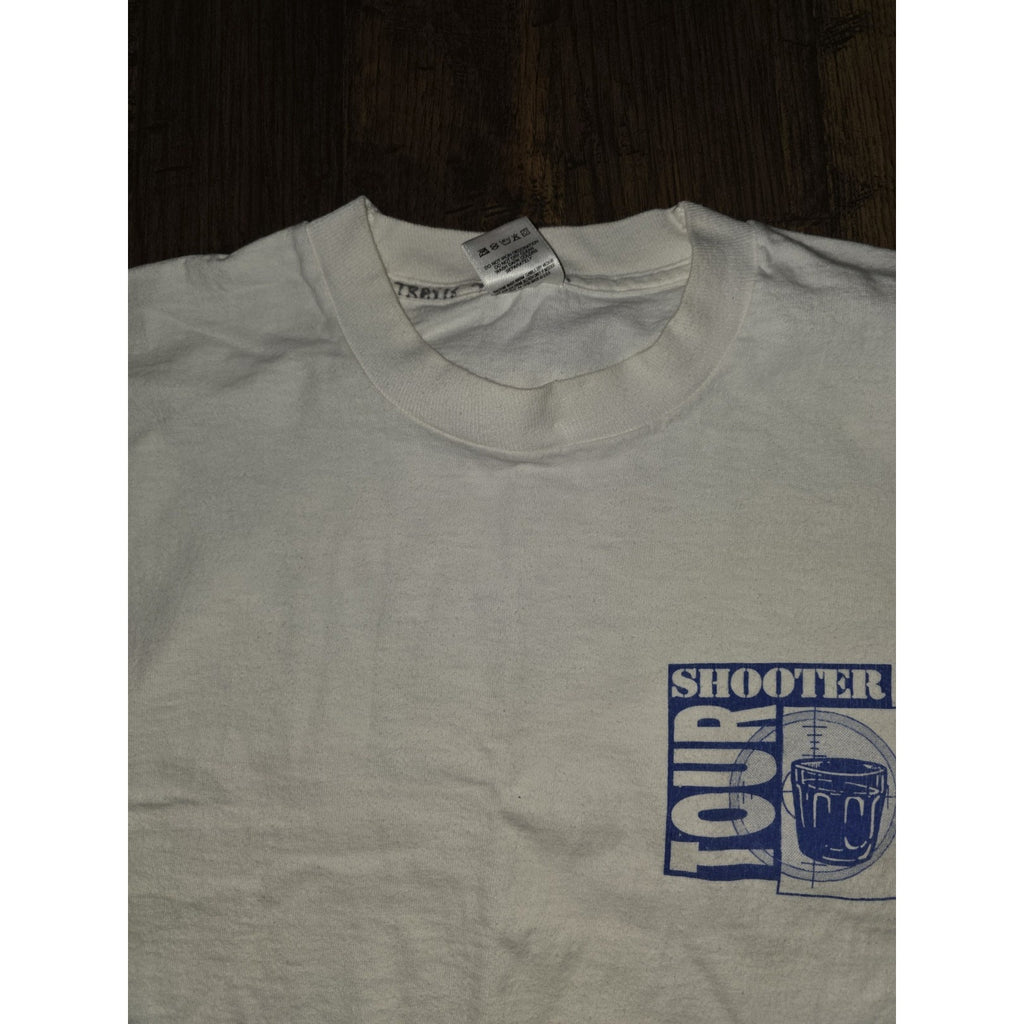 Vintage 90s Panama City Beach Shooter Tour T-Shirt XL Single Stitch Made in USA
