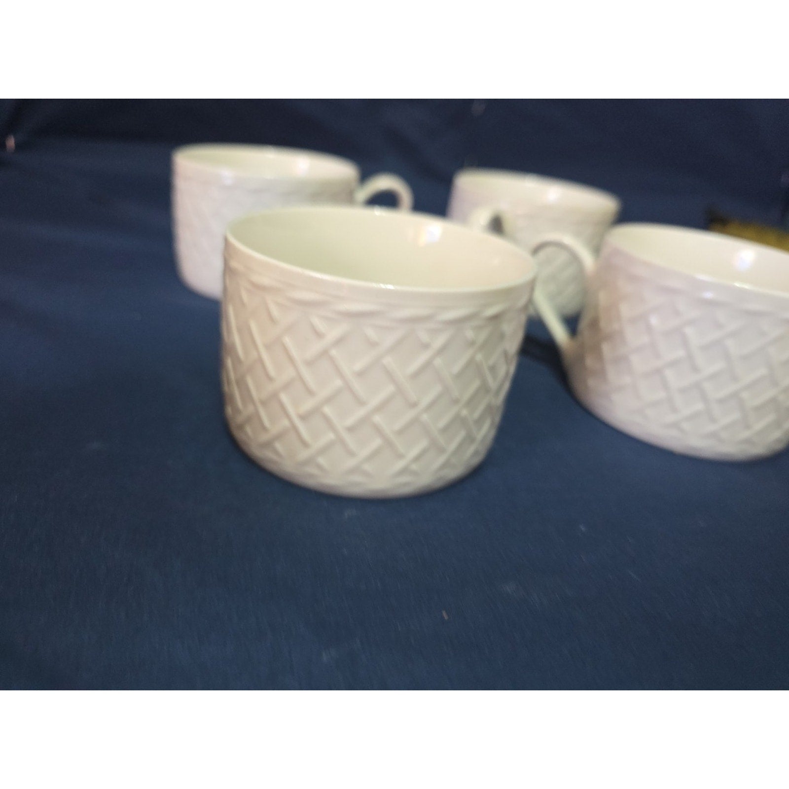 4 Apropos Fine China Cups The Rattan Pattern