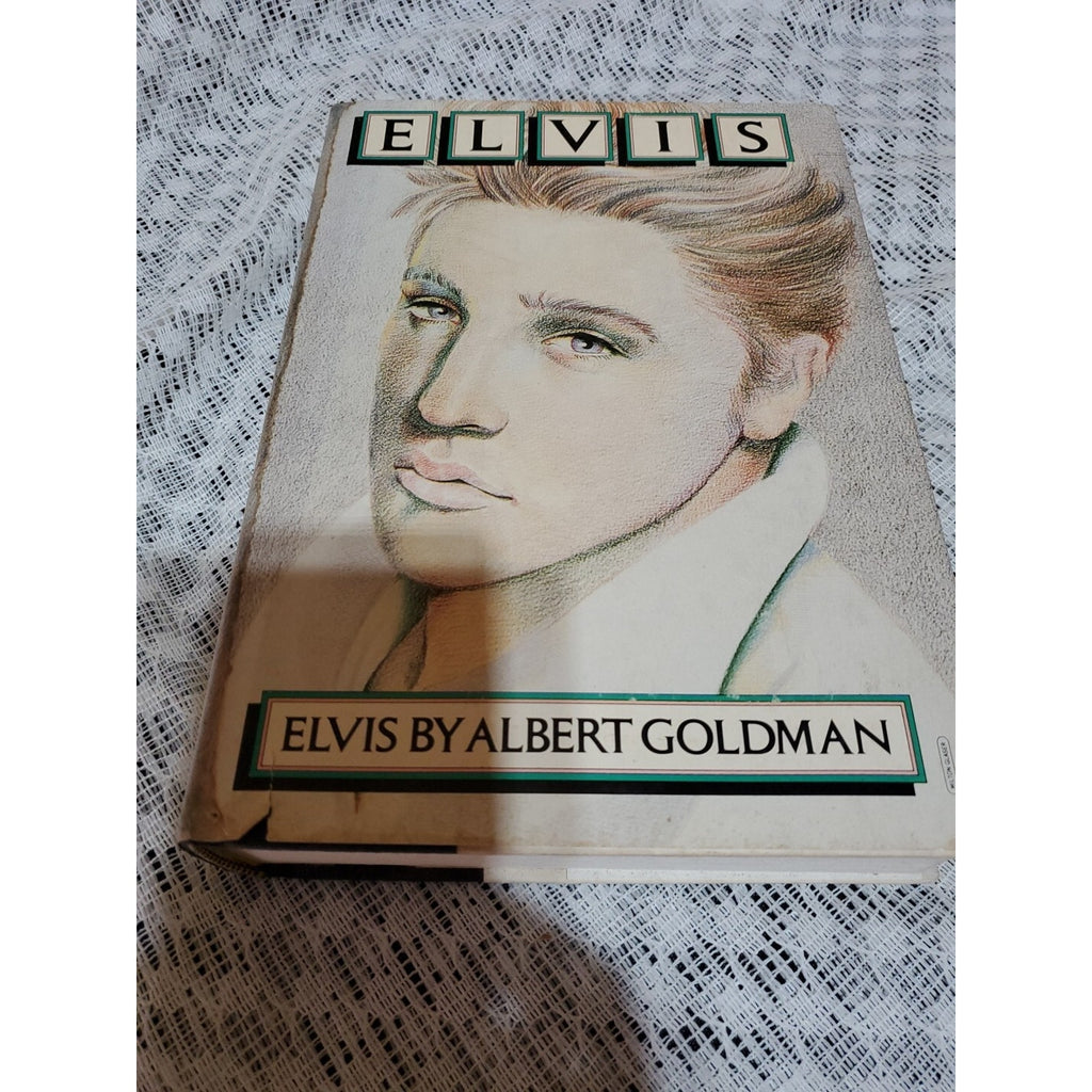 Vintage Elvis Presley Hardcover Book Biography Albert Goldman 1981 The King