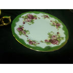 Norcrest China Tea Cup & 2 Saji Saucer Plate Japan Golden Rose