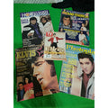 Vtg Elvis Presley Magazine Lot of 4 Rare Magazines & 1-TV Guide The King Music