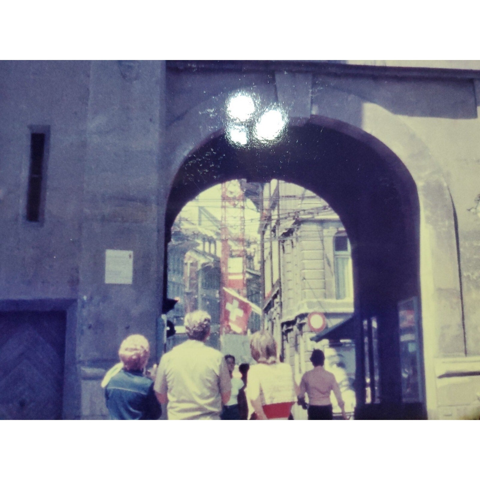 Vintage 1970s Tower in Bern, Switzerland Zytglogge Photo print 20X16