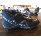 Nike Alpha Menace 3 Shark Football Cleats Black Grey CV0582-010 Men’s Size 10