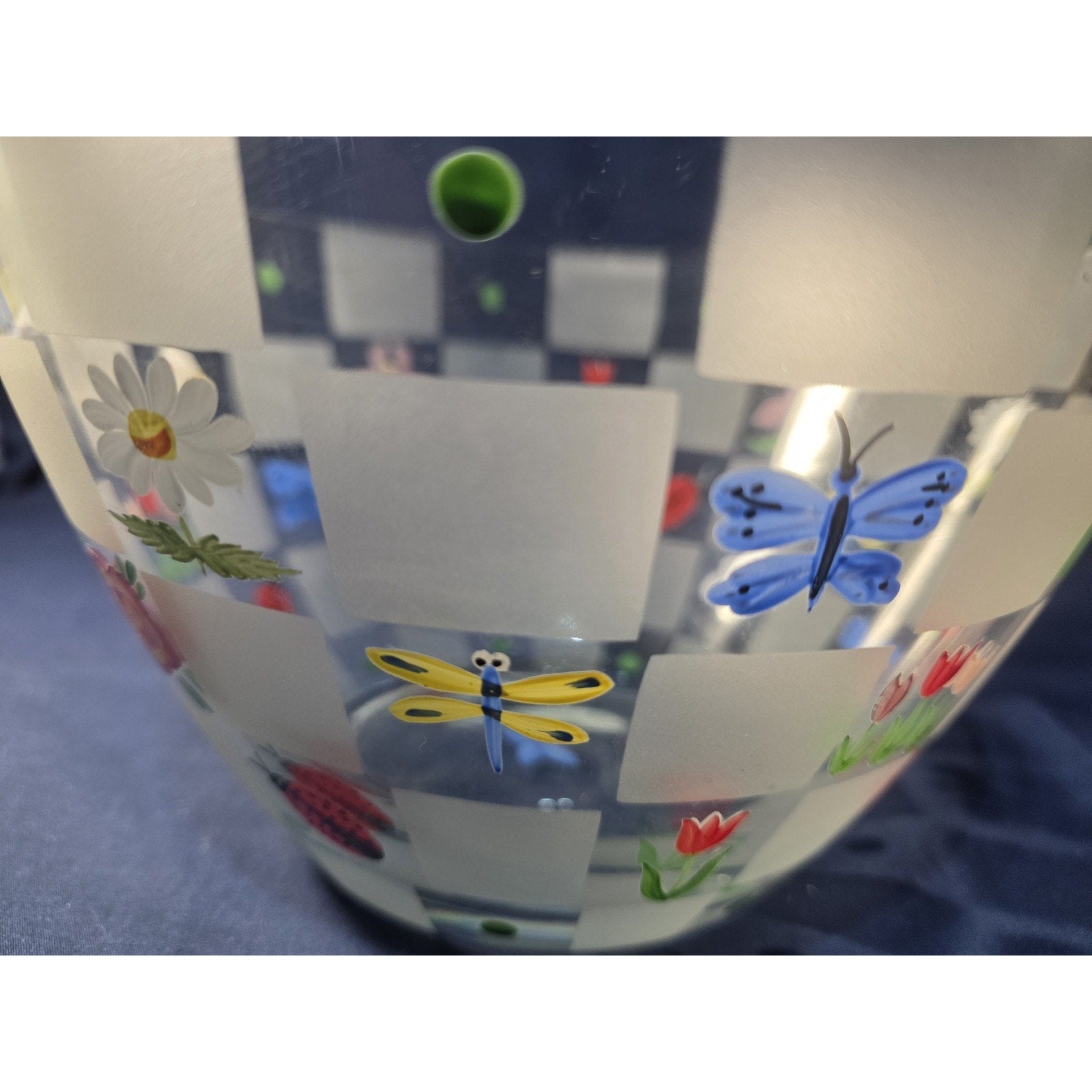 Lenox NATURE'S SPLENDOR PKP 9” Large Glass Salad/Fruit Bowl