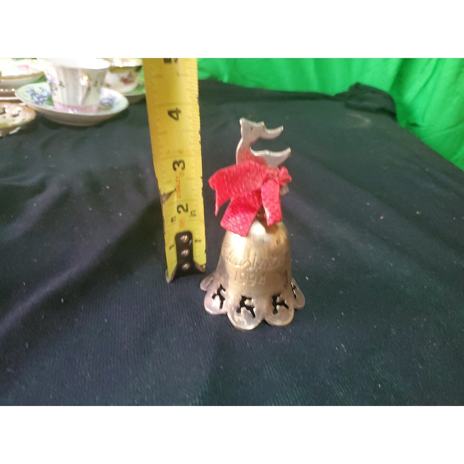 1994 International Silver Co. Engraved Silverplated Bell Hand Made