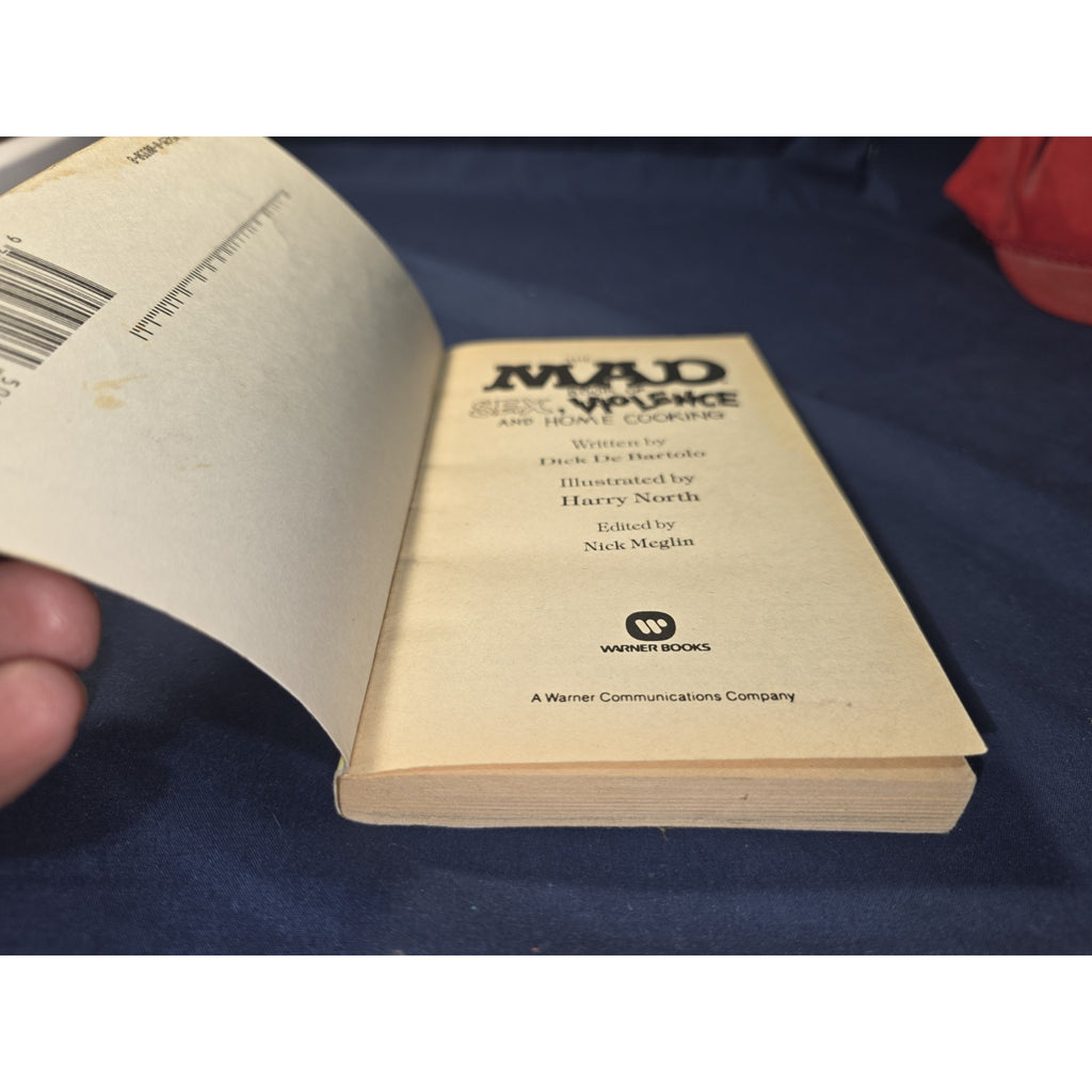 MAD Mag. Paperback BOOK OF SEX VIOLENCE & COOKING 1983 1st Print Free Ship
