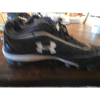 Mens Cleats Under Armour Baseball Football - Black & White! MENS Size 10