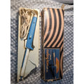 Vintage Sears Mist Curling Iron Style Mc-2 White And Blue Works Tested